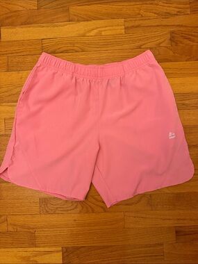 RBX Men’s M 7inch Pink Athletic Training Shorts